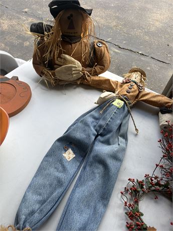 Fall Decor, Scarecrows
