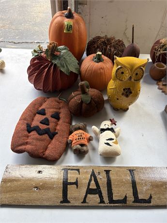 Fall Decor, Owl