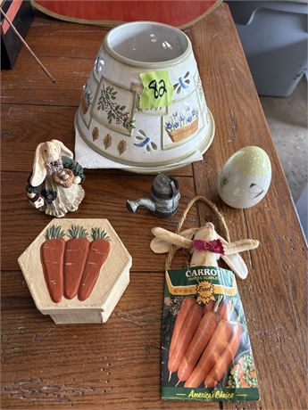 Spring Bunny Decor, Candle Holder
