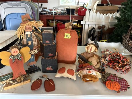 Pumpkin, Scarecrows, Fall Boxes
