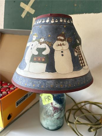 Snowman Lamp