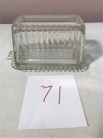 Glass Butter Dish