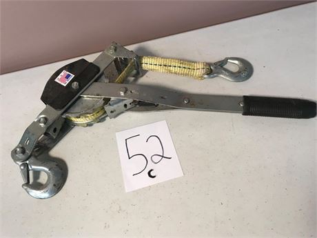 Ratchet Strap Crank also called a Come-Along