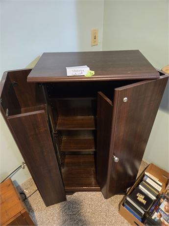 Wood Storage Cabinet
