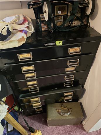 Map or Artifact Cabinet