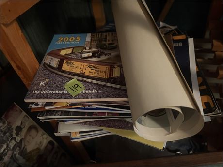 Train Booklets, Magazines, Poster