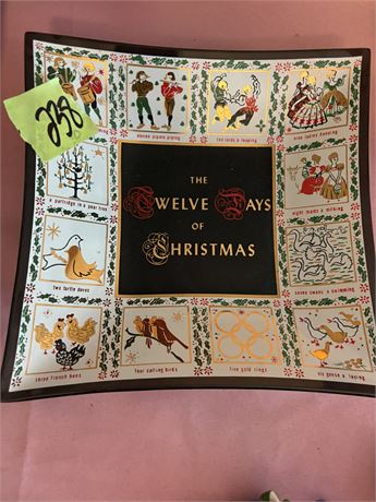 Twelve Days of Christmas Plate