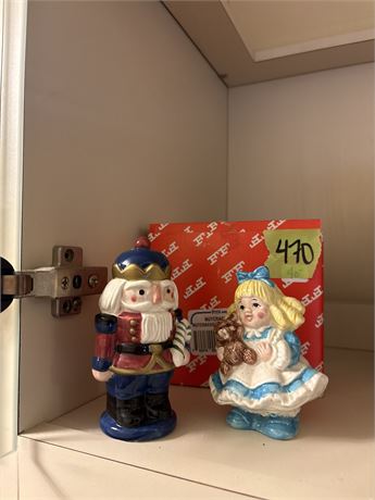 Nutcracker Sweets Salt Pepper, Fitz and Floyd