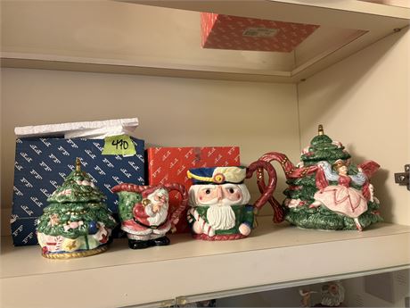Nutcracker Sweets Tea Set, Fitz and Floyd