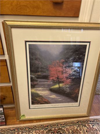 Wall Art, Thomas Kinkade with Certificate