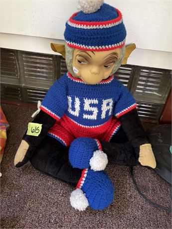 Vintage Monkey Doll