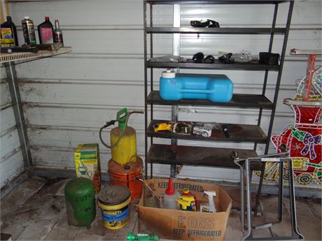 Shelf and contents