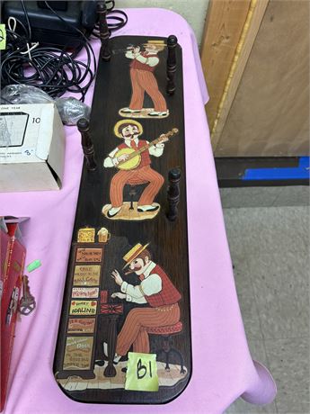 Vintage Peg Rack