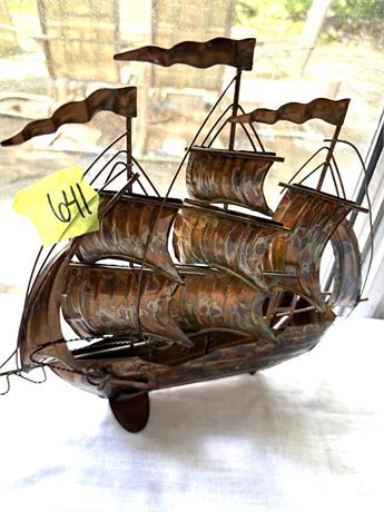 Metal Sail Boat