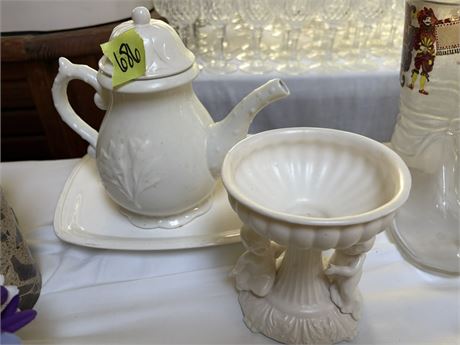 Teapot, Dish