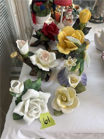 Floral Decor, Capodimonte Porcelain