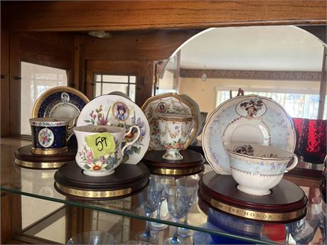 Honor Society Teacups and Saucers