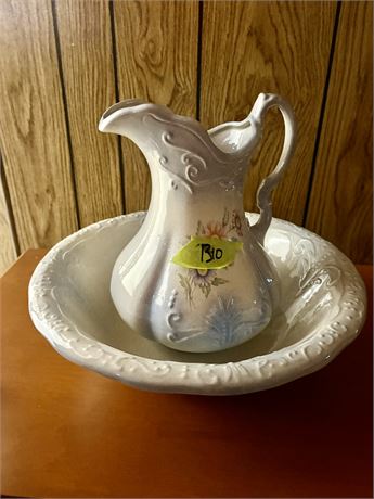 Bowl and Pitcher