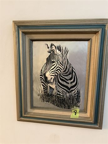 Wall Art Zebra