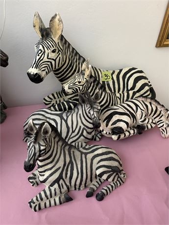 Zebras Figures (4)
