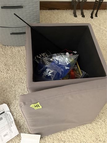 Storage Box and Cat Toys