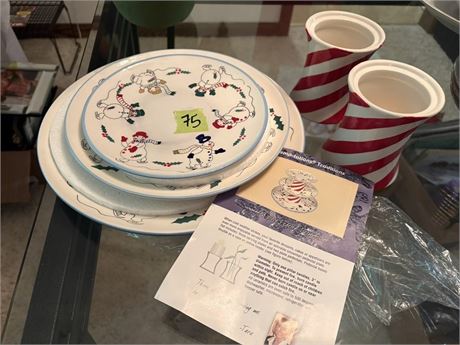 3-Piece Plate Server set
