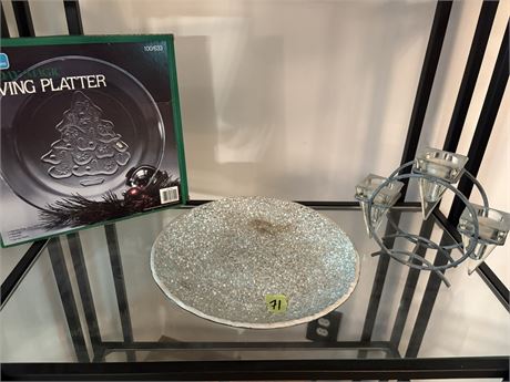 Plates and Candle Holders