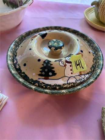 Snowman Dish