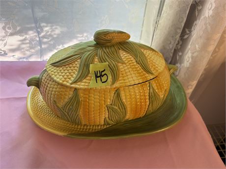 Corn Dish and Plater