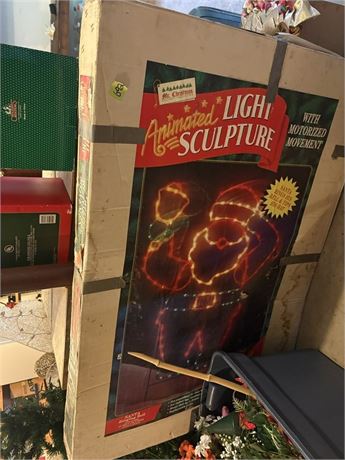 Large Lighted Santa