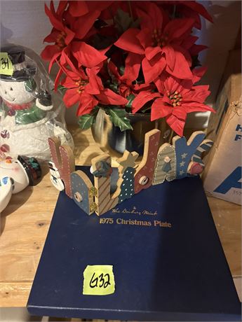 Christmas Plate, Decor