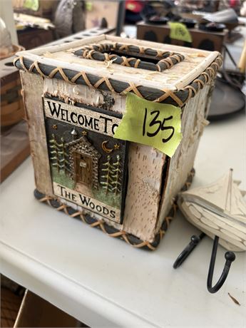 Tissue Box, Sail Boat Hooks
