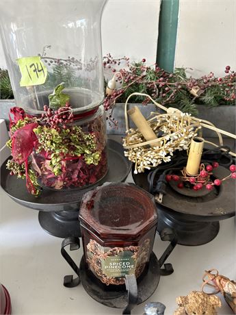 Candle Holders, Electric Candles