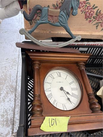 Howard Miller Clock and Horse