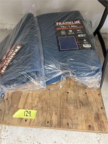 Wheeled Plank and Moving Blankets