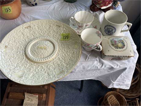 Lenox Seder Plate, House of representatives Mug, Tea Cups