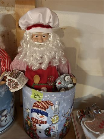 Cooking Santa Decor
