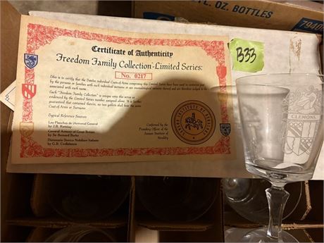 Collectible Coats-of-Arms Glassware