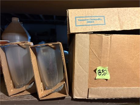 Box of Glassware