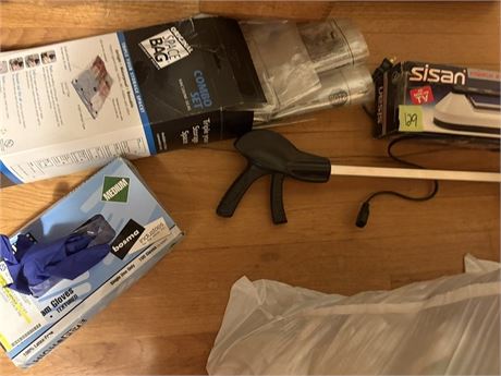 Disposable Gloves, Grabber, Space Bag, Steamer